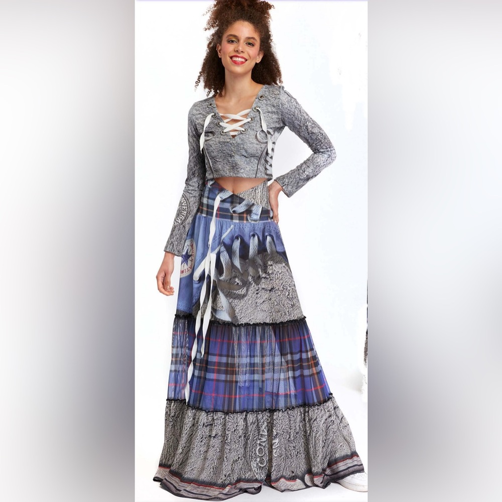 IPNG Design. Fall Conversations collection, maxi skirt.